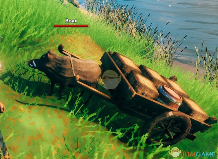 《Valheim：英灵神殿》动物拉车MOD