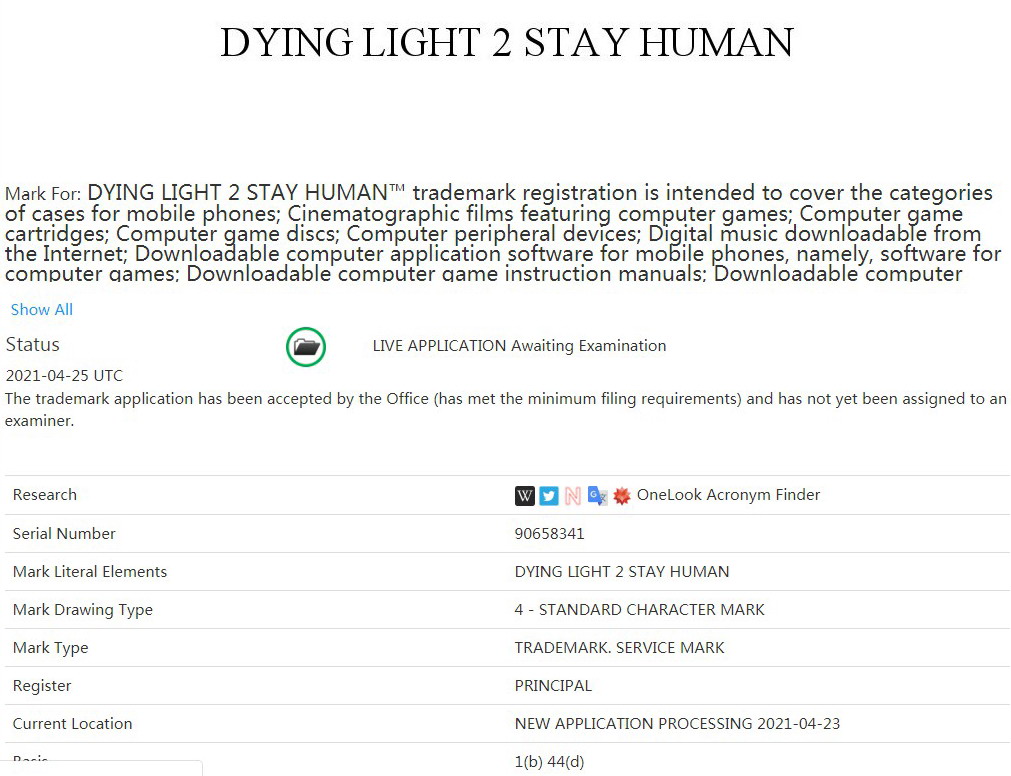 《消逝的光芒2》注册商标“坚守人性” 是正式名或DLC？