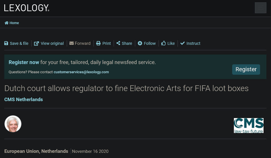 EA官方对《FIFA》引导开箱文件泄露引发争议作出回应