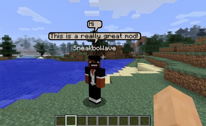《我的世界》1.15.2聊天泡泡MOD