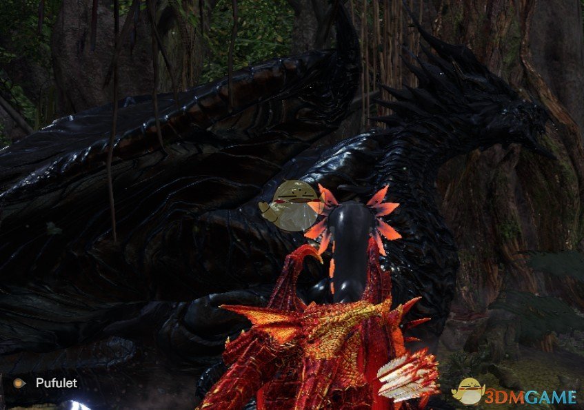 《怪物猎人：世界》黑曜石钢龙MOD