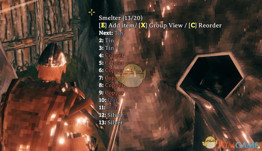 《Valheim：英灵神殿》冶炼炉排序功能MOD