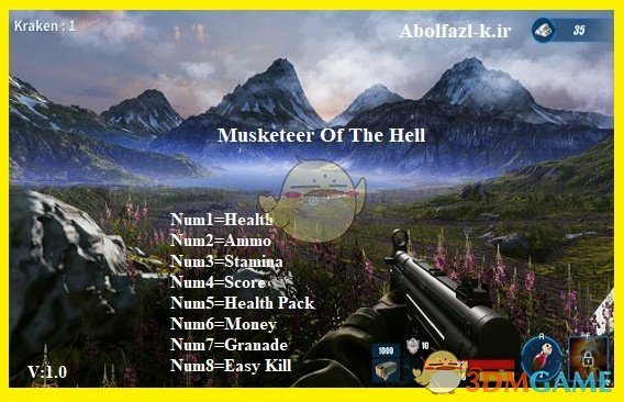 《地狱火枪手》v1.0八项修改器[Abolfazl]