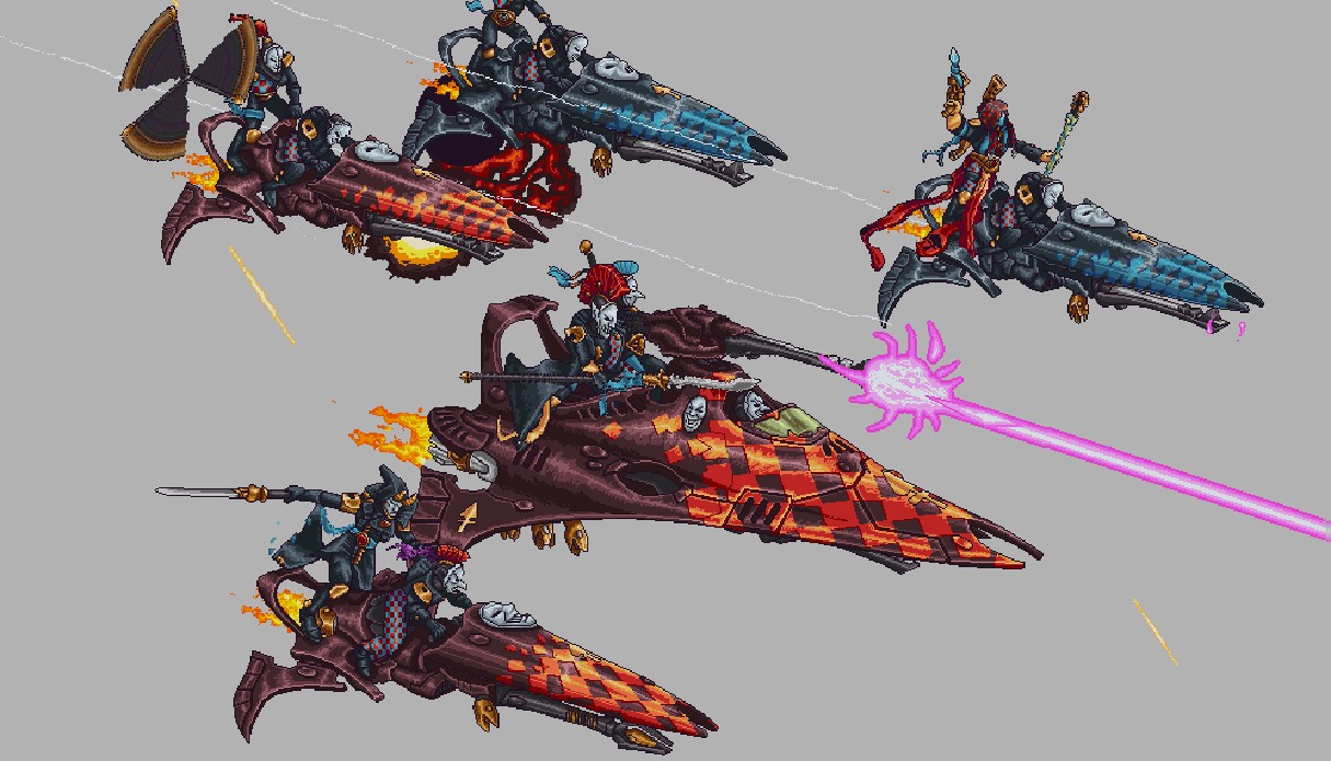 《Wallpaper Engine》战锤40k - 丑角小队像素风动态壁纸