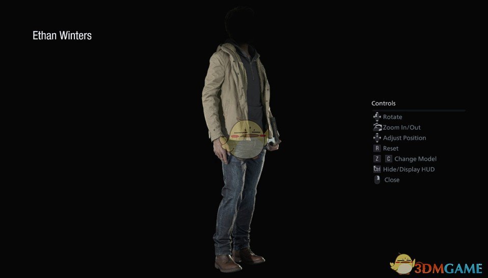 《生化危机8》模型查看伊森脸部解锁MOD