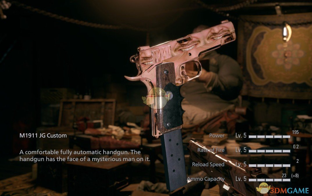 《生化危机8》M1911照片皮肤MOD