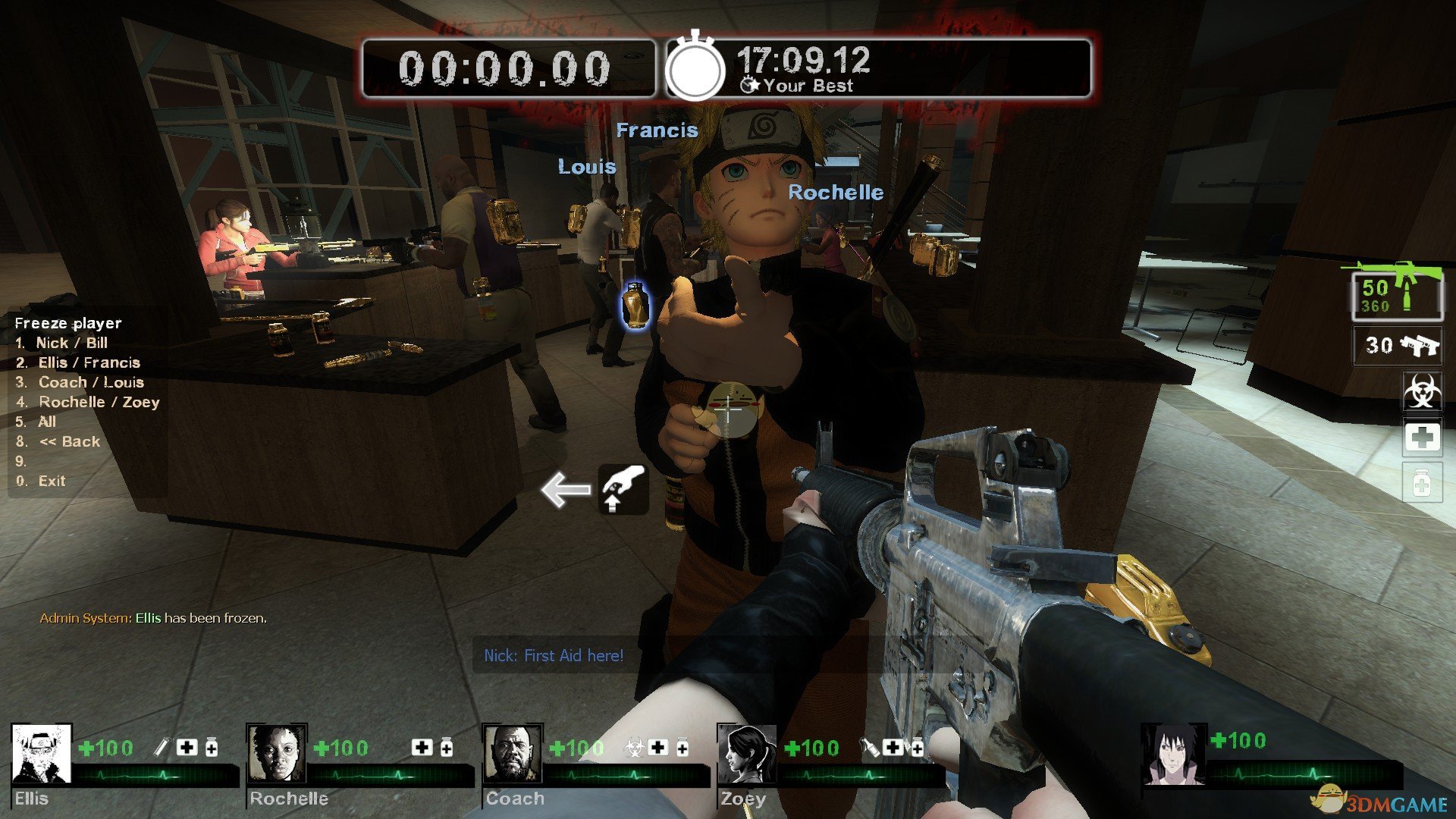 《求生之路2》鸣人角色MOD