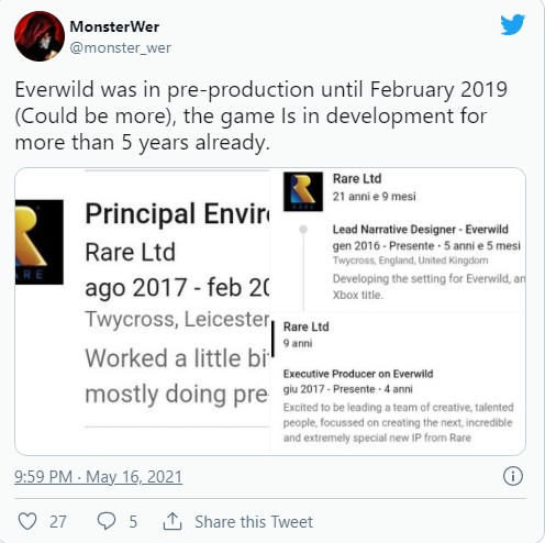 Xbox第一方工作室游戏《Everwild》或已开发5年之久