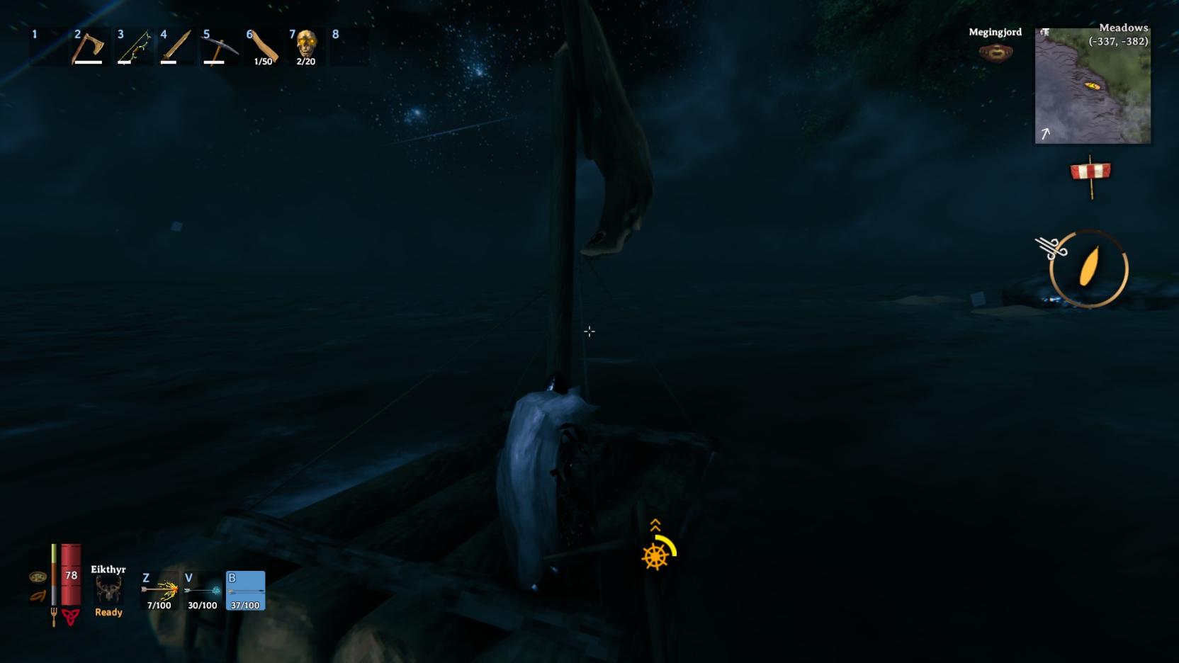 《Valheim：英灵神殿》航海技能MOD