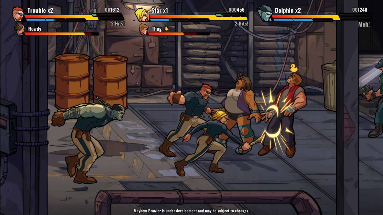 街机风清版动作《Mayhem Brawler》8月18日发售 多平台、支持中文