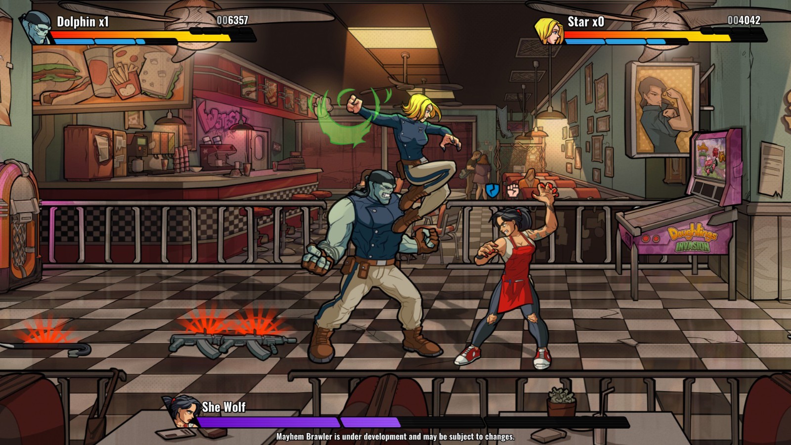 街机风清版动作《Mayhem Brawler》8月18日发售 多平台、支持中文