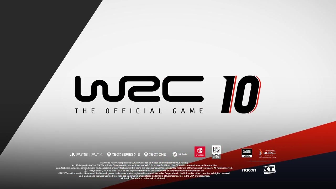 《世界汽车拉力锦标赛10》首个实机预告片公布