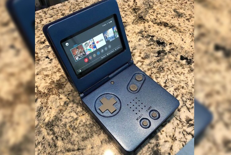 高玩打造复古Switch特色底座 完全仿制经典GBA掌机造型