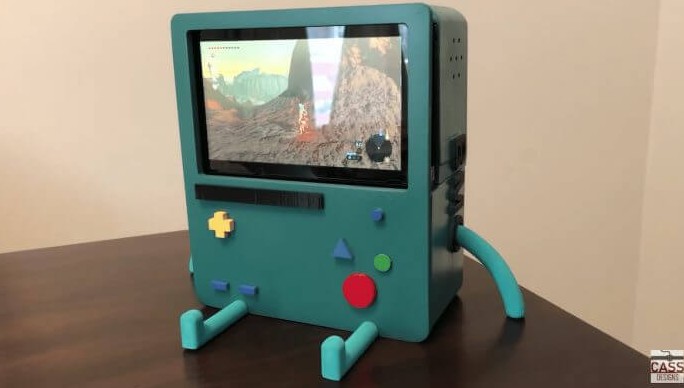 高玩打造复古Switch特色底座 完全仿制经典GBA掌机造型