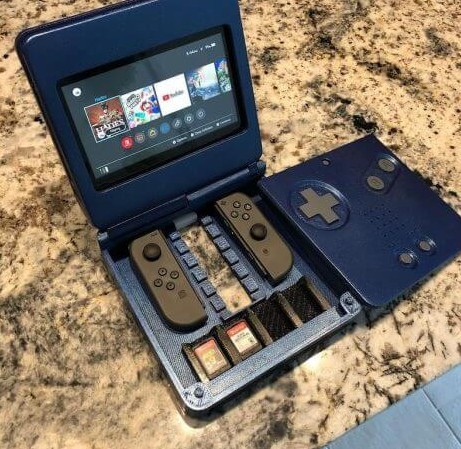 高玩打造复古Switch特色底座 完全仿制经典GBA掌机造型