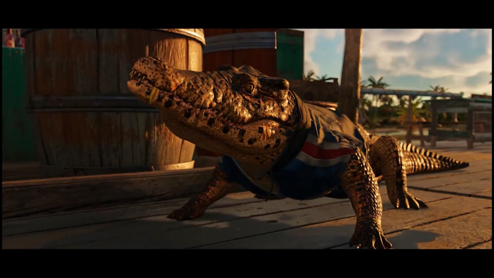 《孤岛惊魂6》首个演示泄露 你可以养鳄鱼攻击敌人