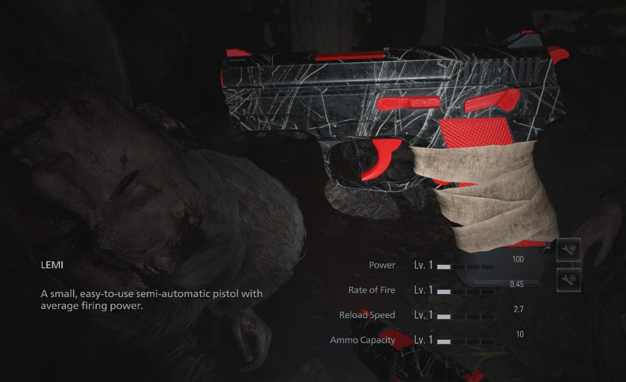 《生化危机8》黑红手枪MOD