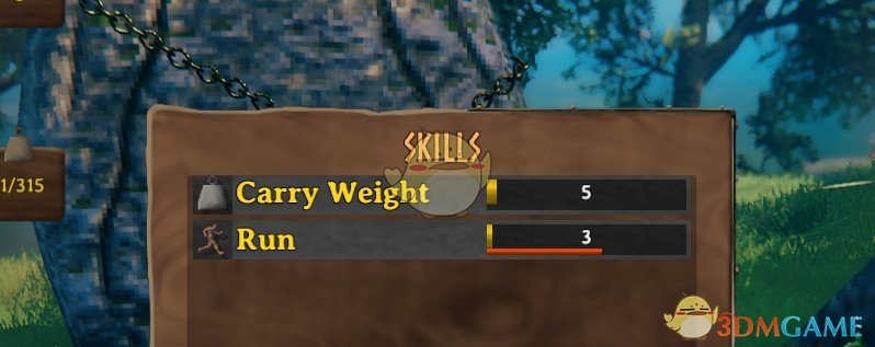《Valheim：英灵神殿》负重技能MOD