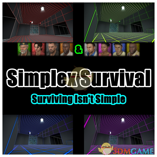 《求生之路2》映射线条生存地图MOD