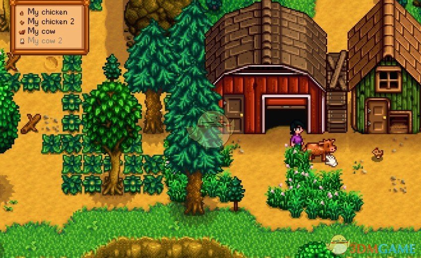 《星露谷物语》动物宠物状态表MOD