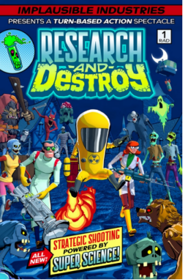 新形态回合制动作游戏《RESEARCH and DESTROY》今天起可于Steam下载体验版！