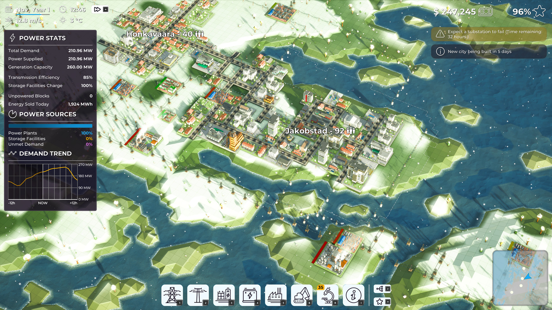 电力管理游戏《Power to the People》推出免费Demo 预计2021年内正式发售