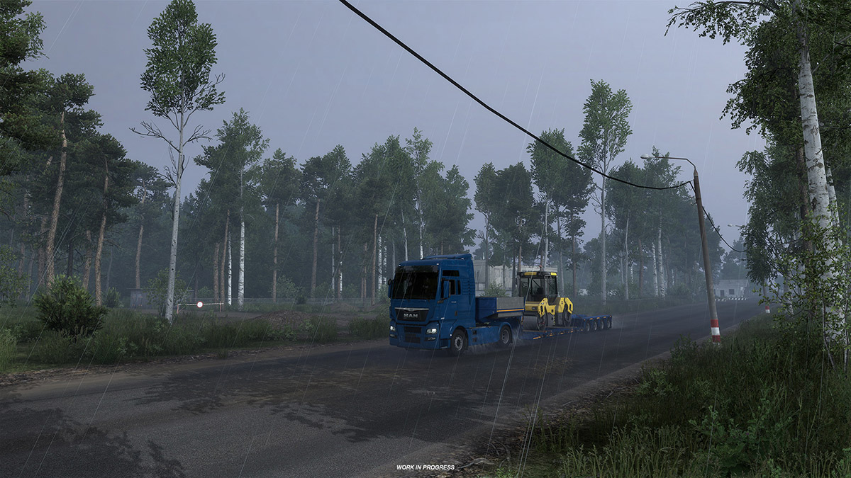 《欧洲卡车模拟2》“俄罗斯之心”DLC上架Steam商城页面