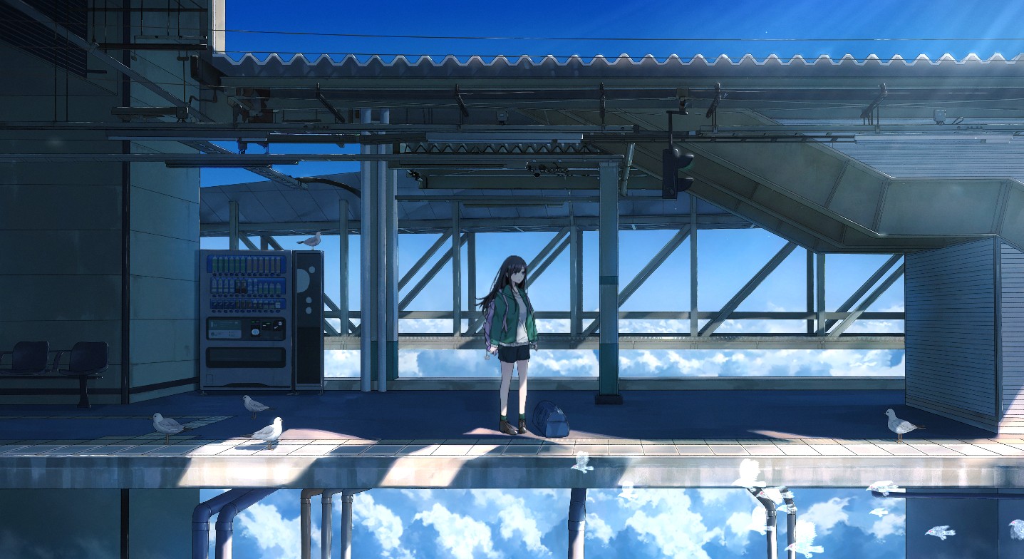 《Wallpaper Engine》天空车站动态壁纸