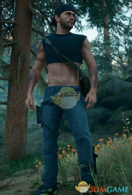 《往日不再》黑色短背心上衣MOD