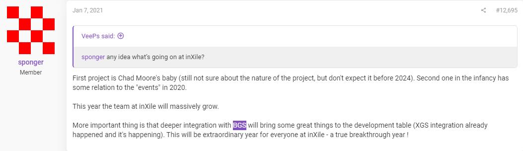 InXile正开发两款游戏的传闻 似乎得到IGN编辑的支持
