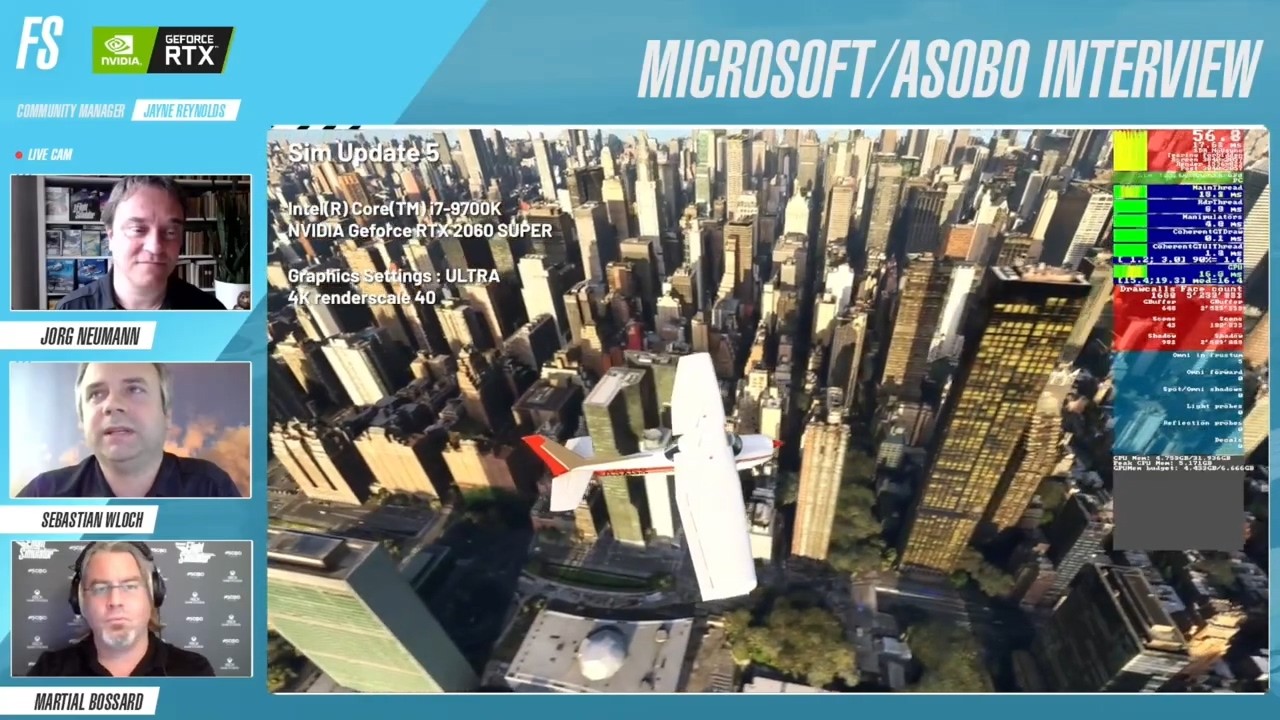 《微软飞行模拟》下次更新 将大幅提升PC版游戏性能