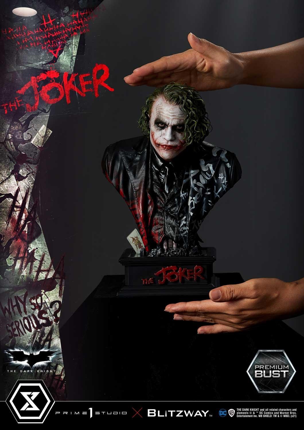 P1S《蝙蝠侠：黑暗骑士》小丑1/3胸像 售价299美元
