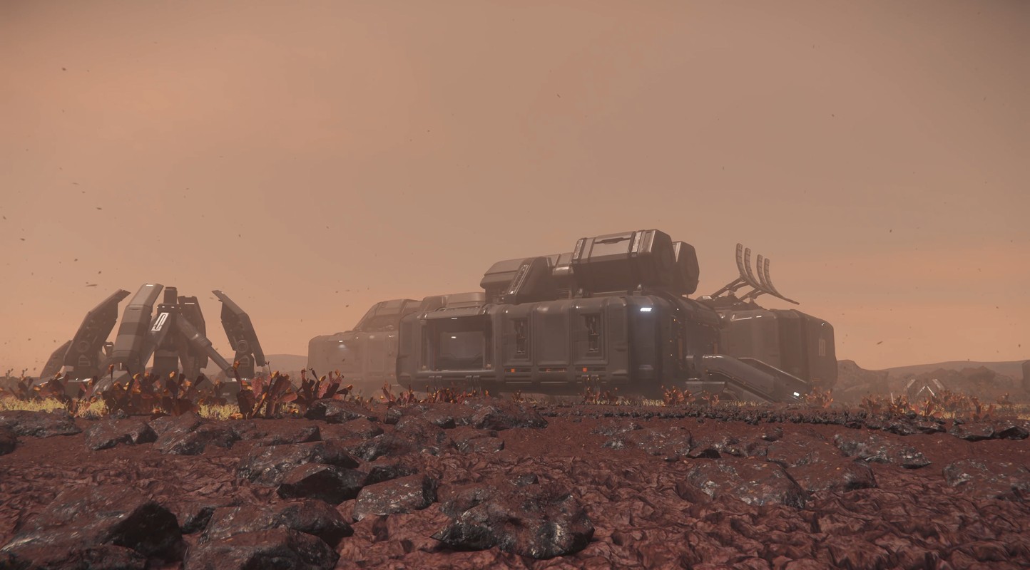 《Wallpaper Engine》星际公民 - 采矿前哨的沙尘暴动态壁纸