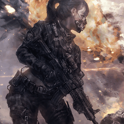 《Wallpaper Engine》战场女士兵动态壁纸