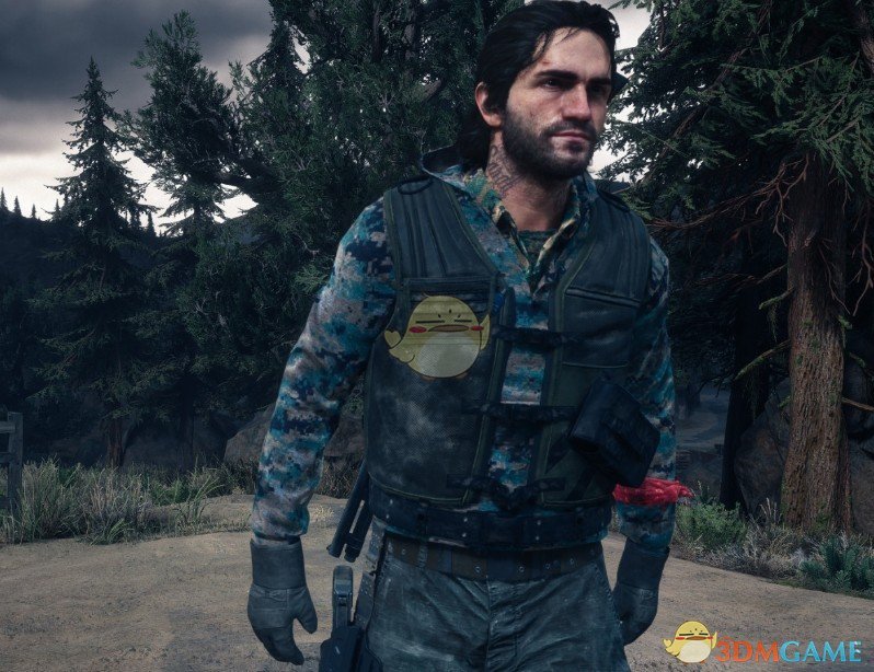 《往日不再》蓝色迷彩作战服MOD