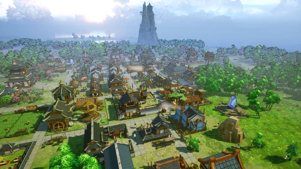 国风建造经营游戏《天神镇》 今日于Steam平台发售 首发特惠57元