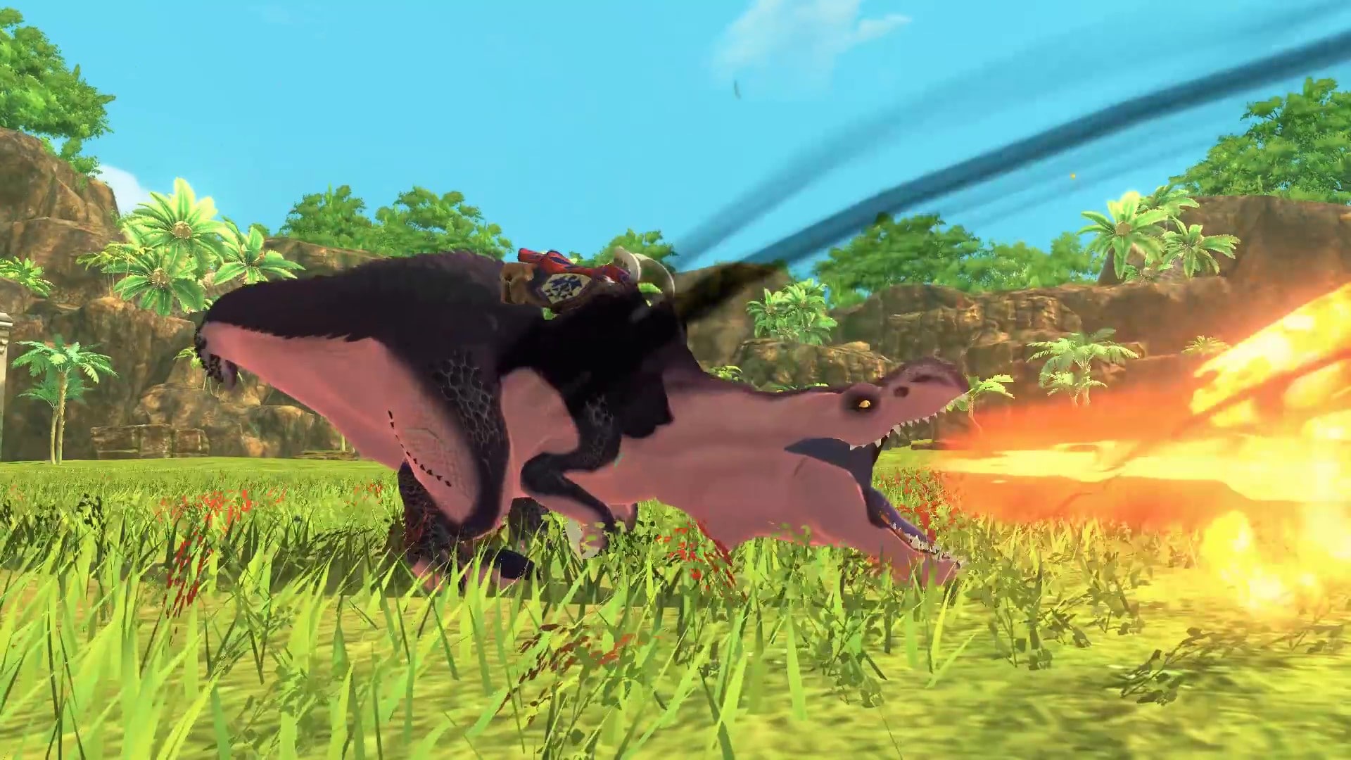 《怪物猎人物语2：毁灭之翼》怪物介绍 喷火的蛮颚龙