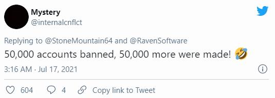 Raven发布《使命召唤：战区》反作弊战果封禁5万账号 粉丝不买账