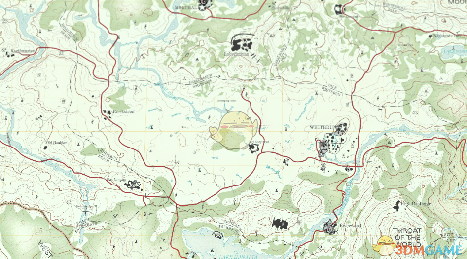 《上古卷轴5：天际重置版》沉浸式纸质地图MOD