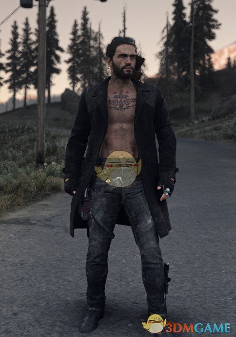 《往日不再》赤膊风衣狂野套装MOD