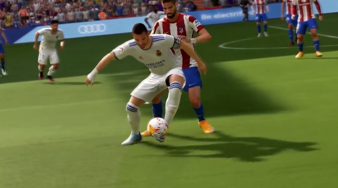 《FIFA 22》PS5版实机演示公布 展示HyperMotion