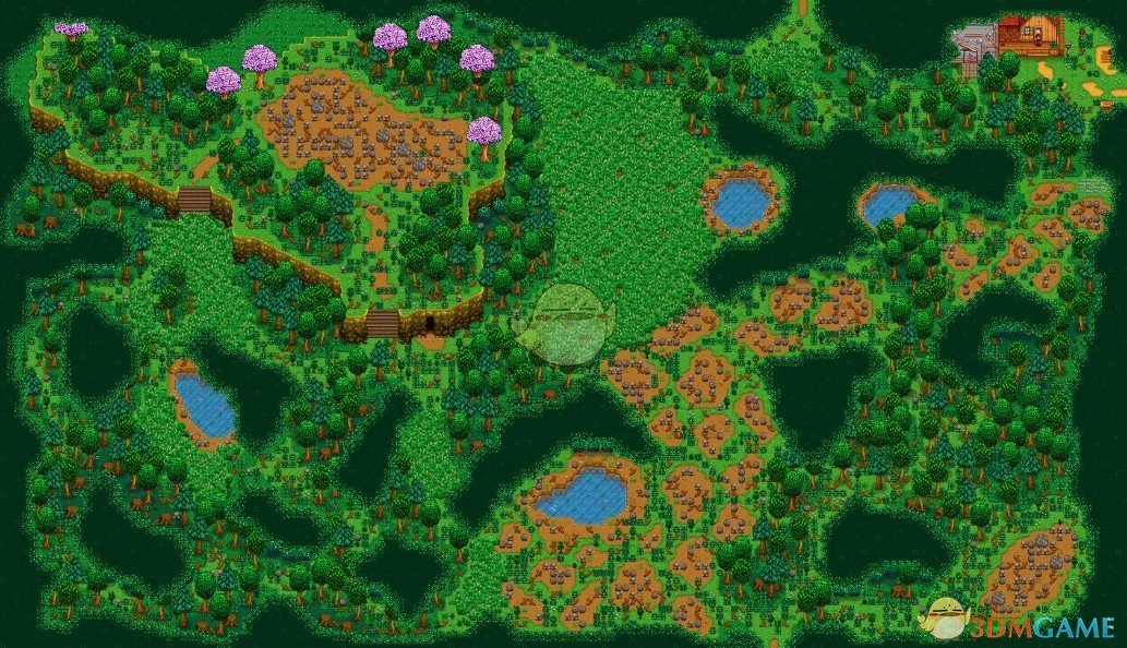 《星露谷物语》蜿蜒农场MOD