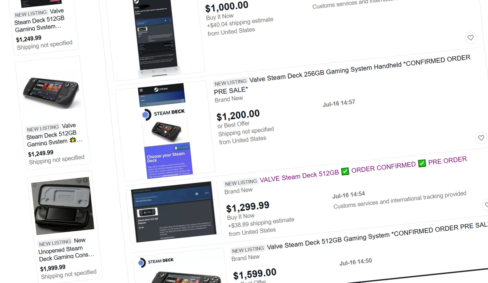 正义的铁锤 eBay打击Steam Deck黄牛