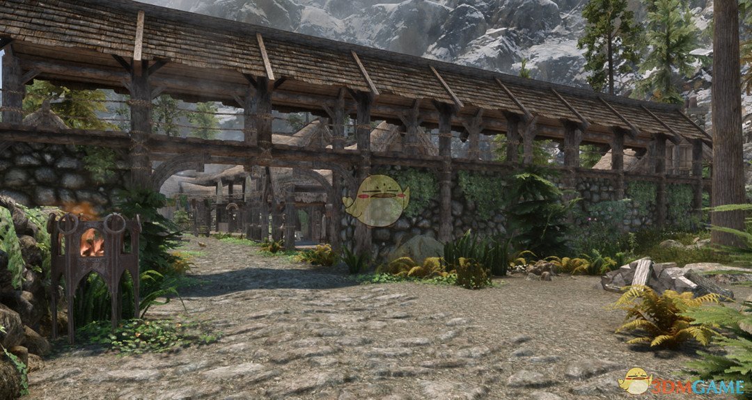 《上古卷轴5：天际重置版》减少一些杂物和植物MOD