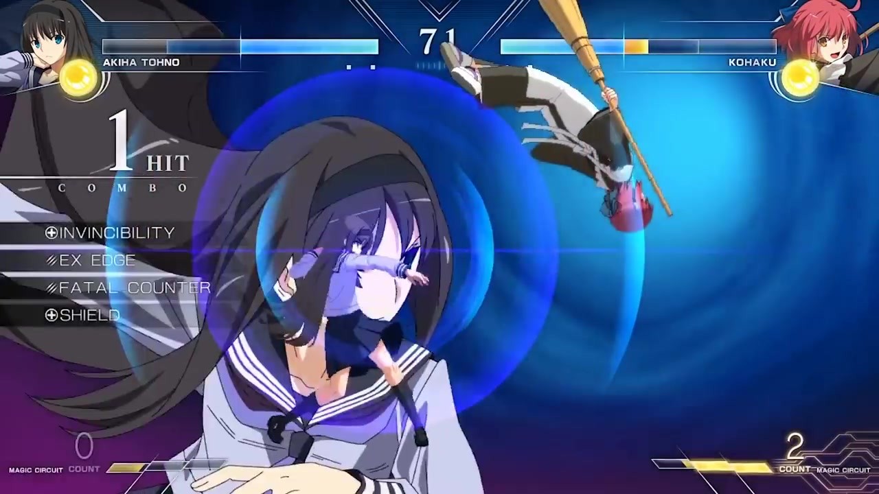 新月姬格斗《Type Lumina》远野秋叶角色预告片