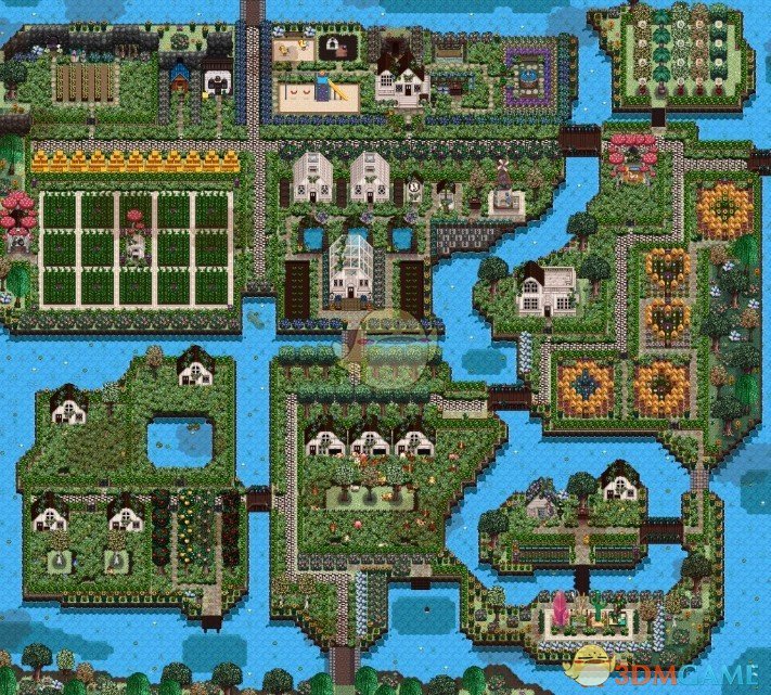 《星露谷物语》精细布局浅滩农场MOD