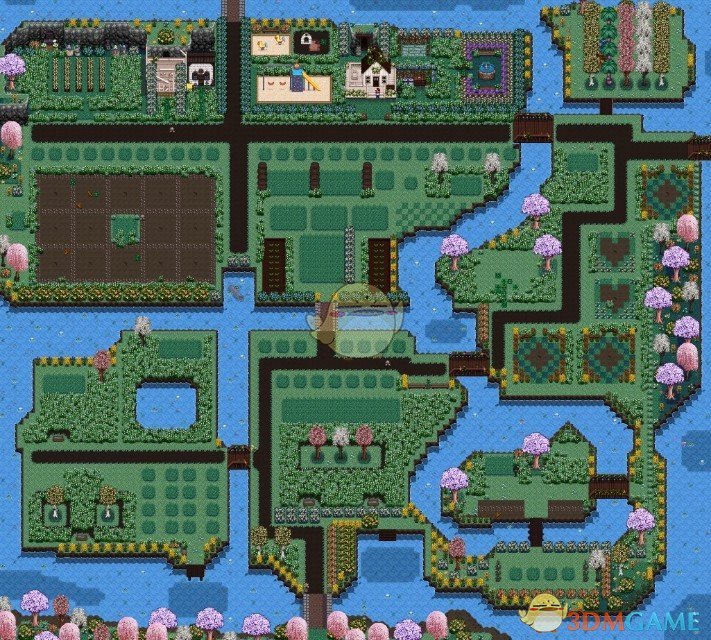 《星露谷物语》精细布局浅滩农场MOD