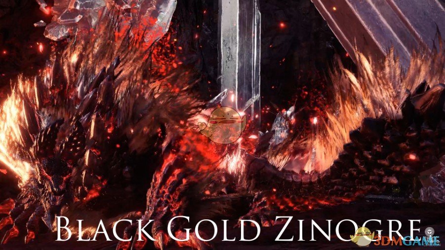 《怪物猎人：世界》黑金狱狼龙MOD