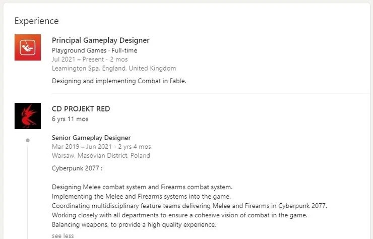 《赛博朋克2077》资深设计师加入《神鬼寓言4》开发团队