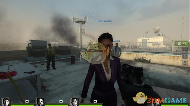 《求生之路2》罗谢尔记者风格服装MOD